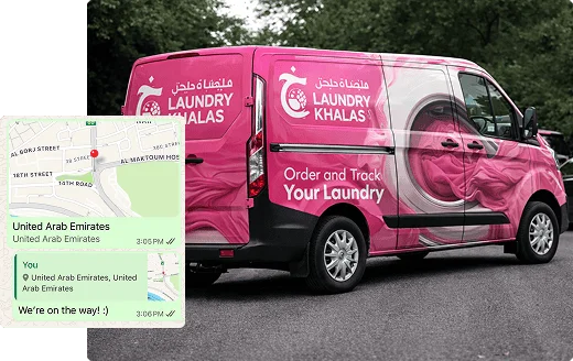 Step 3: We Wash & Fold - Wash & Fold Service in Tilal Al Ghaf