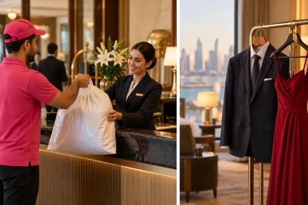 Laundrykhalas Palm Jumeirah Hotel Laundry Before Dinner or Checkout
