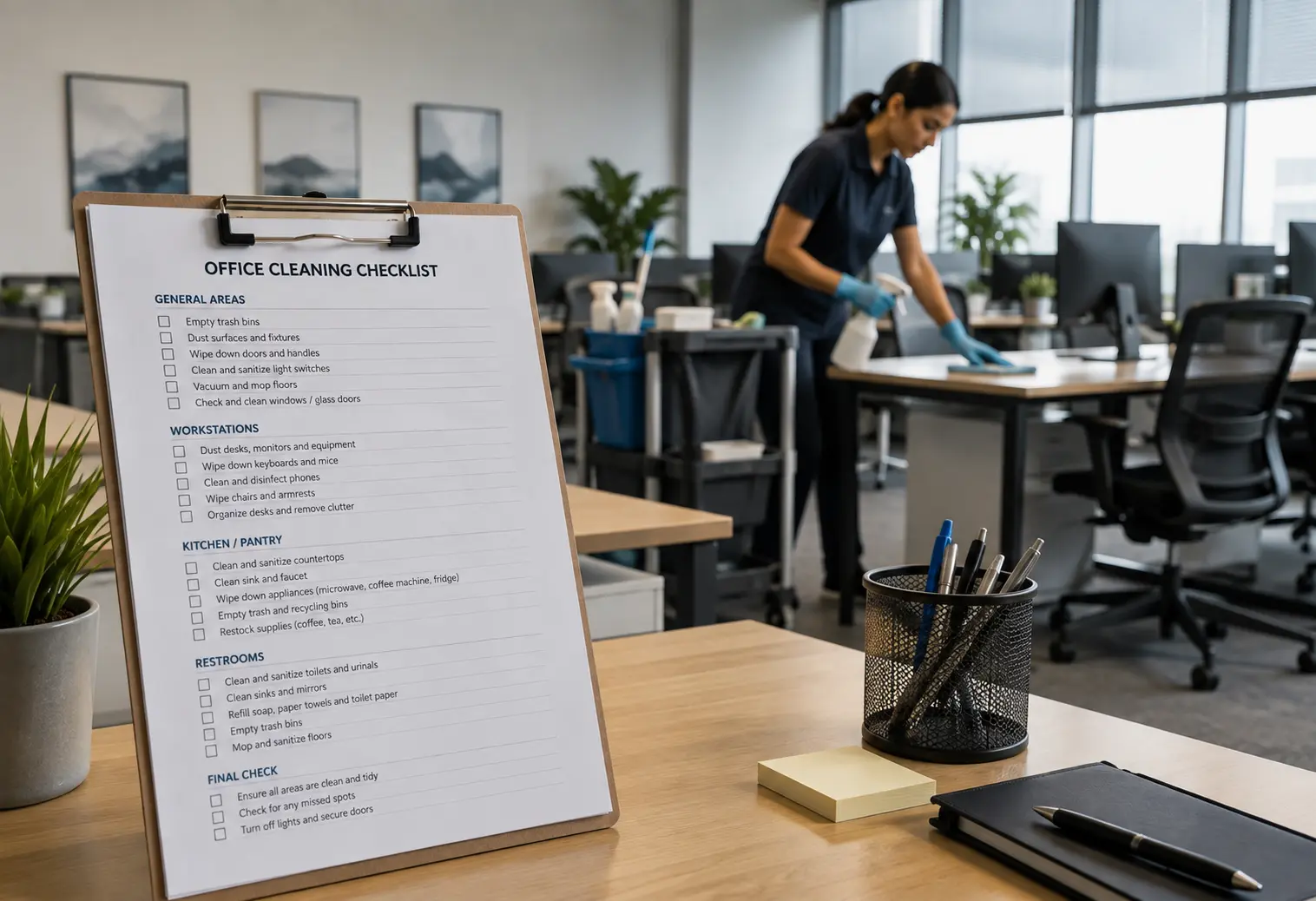 Office Cleaning Checklist UAE: 2026 Guide