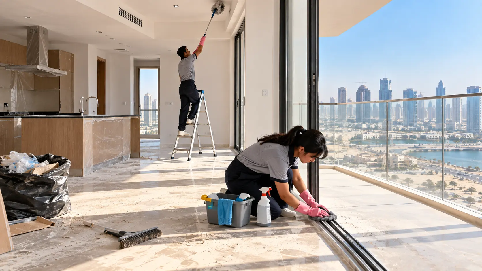 Cleaning a New-Build Apartment in Ajman Before You Move In