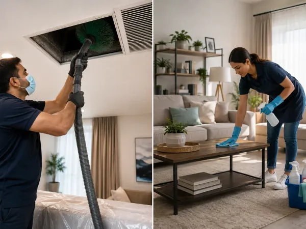 AC Duct Cleaning vs House Cleaning Doha