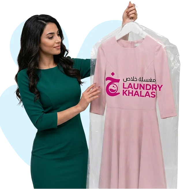 Professional laundry delivery van serving Merashid, UAE