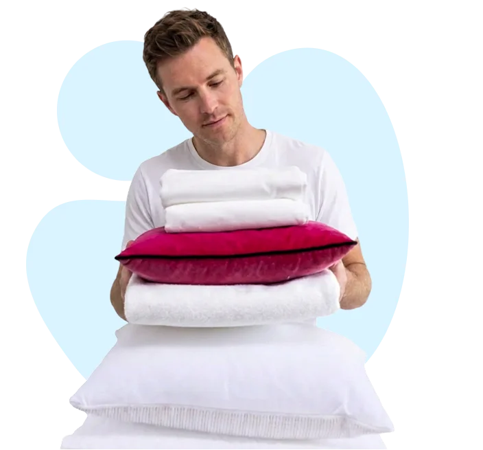 Professional laundry delivery van serving Samnan, UAE