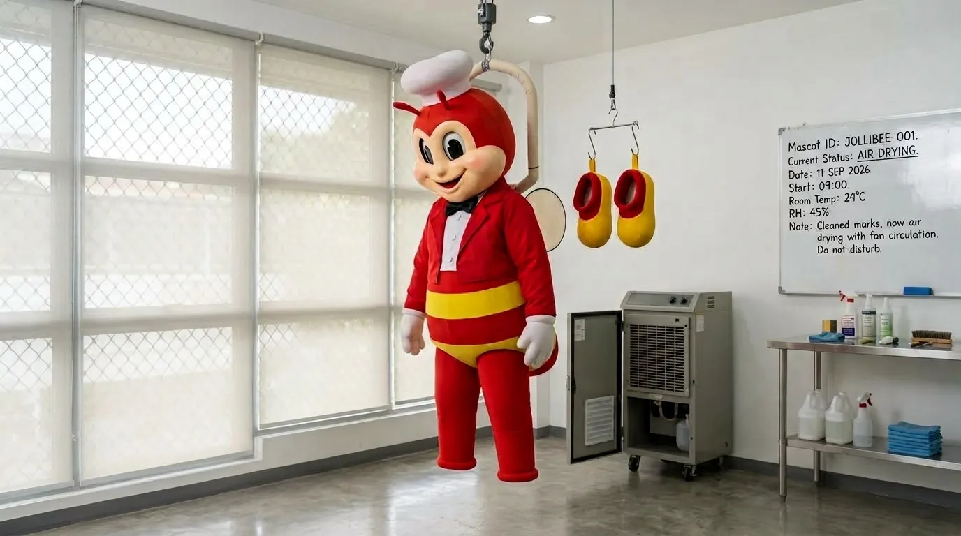 Air-Dry Flat and Check - Mascot Cleaning in UAE